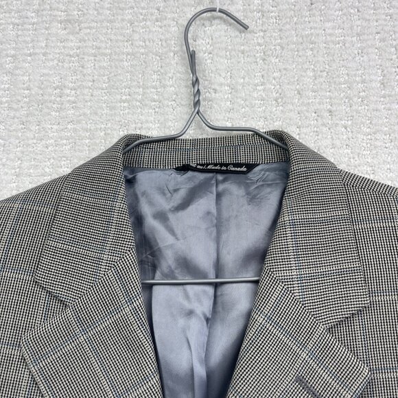 Jack Victor Collection Mens Sports Coat Jacket Listonwood 40R Wool Plaid Preppy - Picture 12 of 15